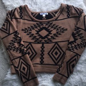 Crop top sweater
